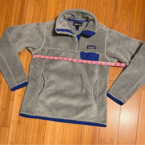Patagonia Snap T Fleece Pullover Grey Blue Size S - Picture 10 of 14